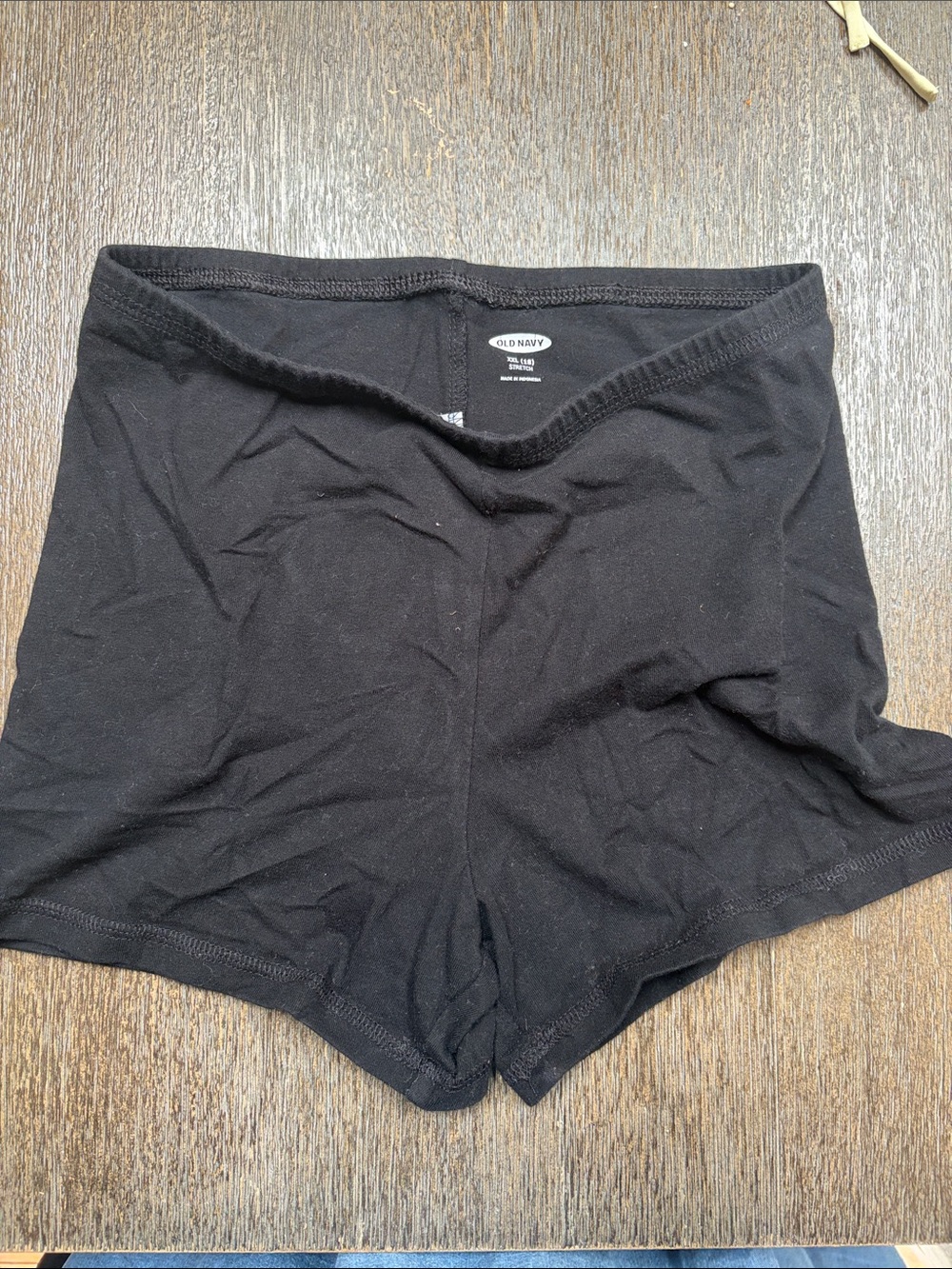 Old Navy Black Stretch Cotton Shorties